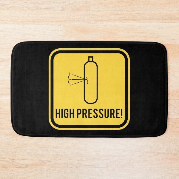 Item preview, Warning sign - High Pressure designed and sold by Smaragdas.