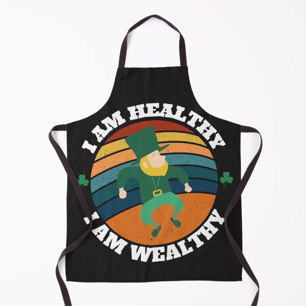 Item preview, I AM HEALTHY I AM WEALTHY (Leprechaun) designed and sold by UnboundFull.