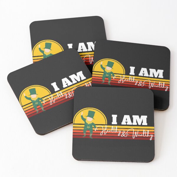 Item preview, I AM HEALTHY I AM WEALTHY (Leprechaun) designed and sold by UnboundFull.