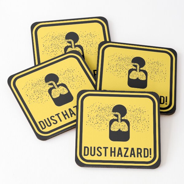 Item preview, Warning sign - Dust Hazard designed and sold by Smaragdas.