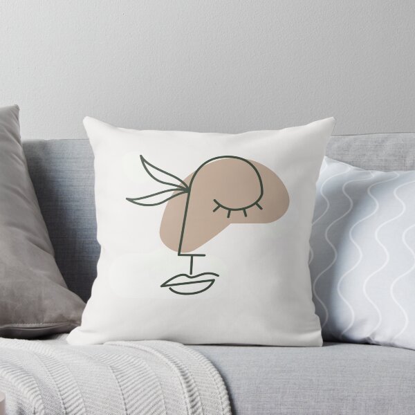 Item preview, Minimalist Abstract Modern Portrait Line Drawing Illustration  designed and sold by gugenia.