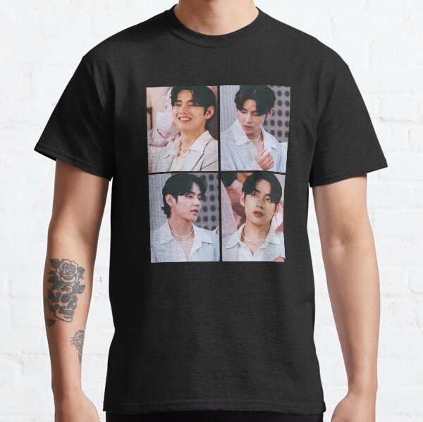 Taehyung in blue suit aesthetic Classic T-Shirt