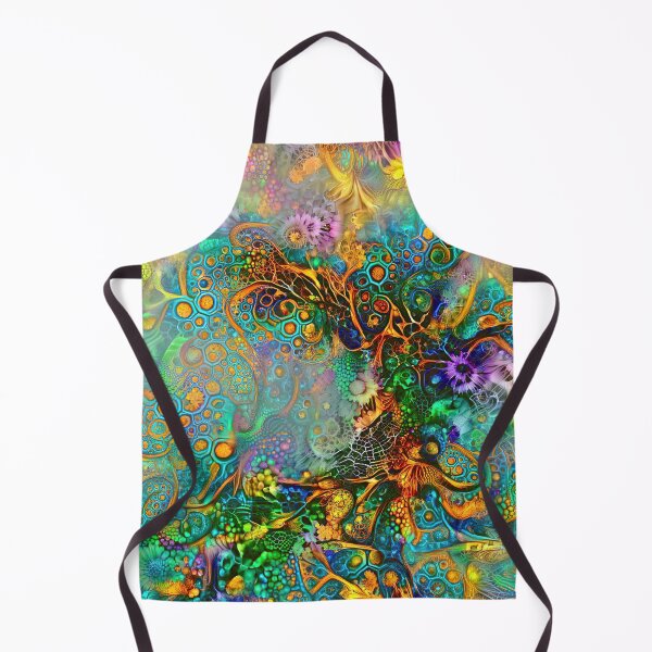Item preview, Deepdream floral fractalize space abstraction designed and sold by blackhalt.