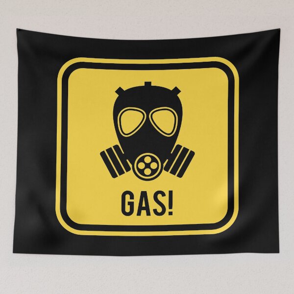 Item preview, Warning sign - Gas designed and sold by Smaragdas.
