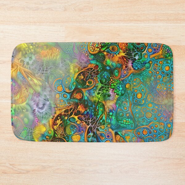 Item preview, Deepdream floral fractalize space abstraction designed and sold by blackhalt.