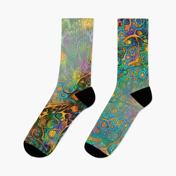 Item preview, Deepdream floral fractalize space abstraction designed and sold by blackhalt.