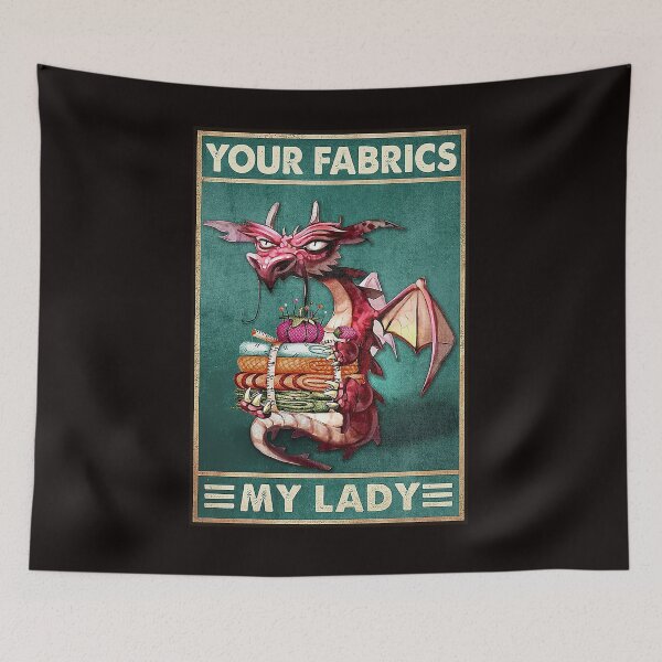 Item preview, Your fabrics my lady dragon lover designed and sold by reenea84.