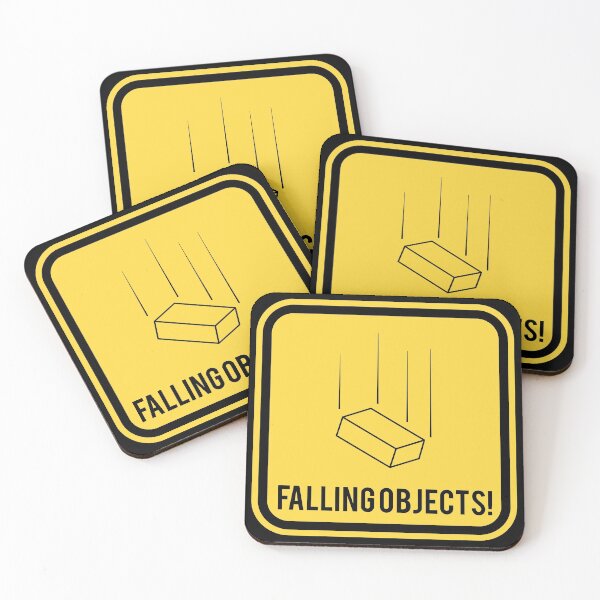 Item preview, Warning sign - Falling Objects designed and sold by Smaragdas.