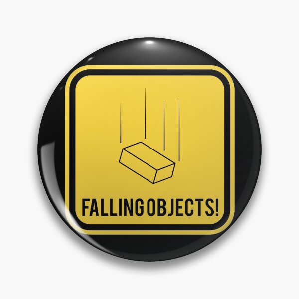 Item preview, Warning sign - Falling Objects designed and sold by Smaragdas.
