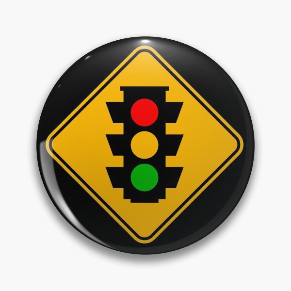 Item preview, Warning sign - Traffic Lights designed and sold by Smaragdas.
