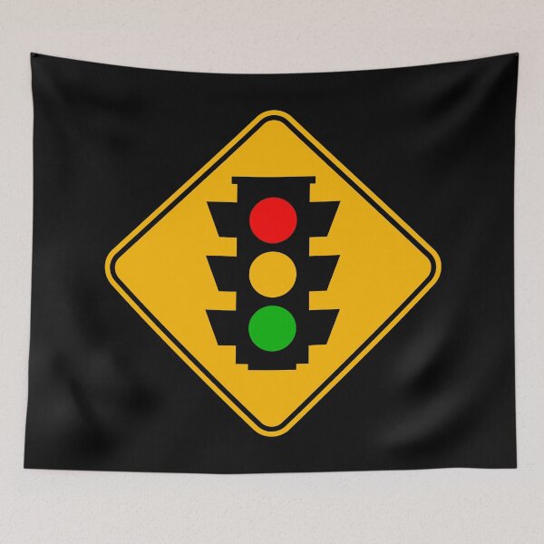 Item preview, Warning sign - Traffic Lights designed and sold by Smaragdas.