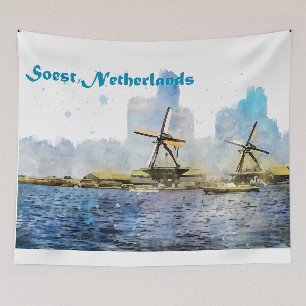 Item preview, Soest,Netherlands Water Color Art Work designed and sold by Uaryan.