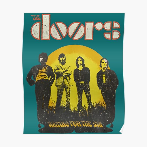 The Doors Band Portes vintage Poster