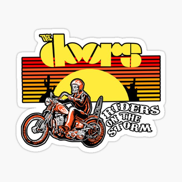 Die Doors Band Riders im Sturm Sticker