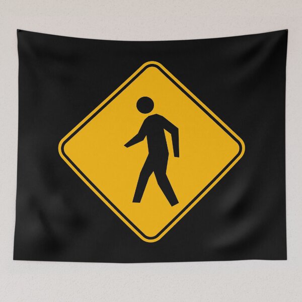 Item preview, Warning sign - Pedestrian designed and sold by Smaragdas.