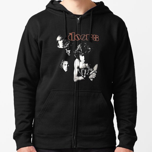 The Doors Band The Doors Band Eight Zipped Hoodie