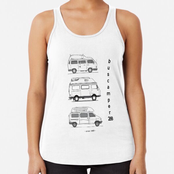 Just the hightop campervans Racerback Tank Top