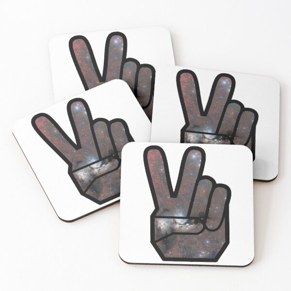 Item preview, Peace Out Hand Sign Nebula designed and sold by ozl01.