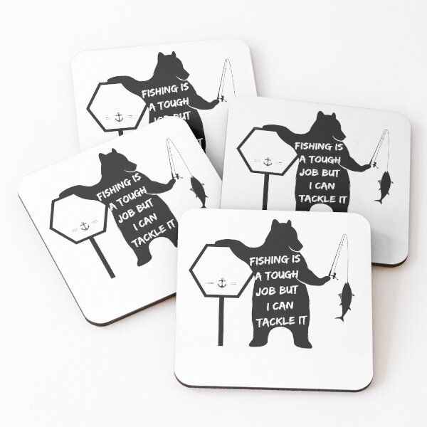 Item preview, fishing is a tough job but i can tackle it designed and sold by Zaibo.