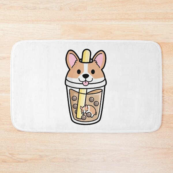 Item preview, Kawaii Corgi Bubble Tea  designed and sold by SuperrSunday.