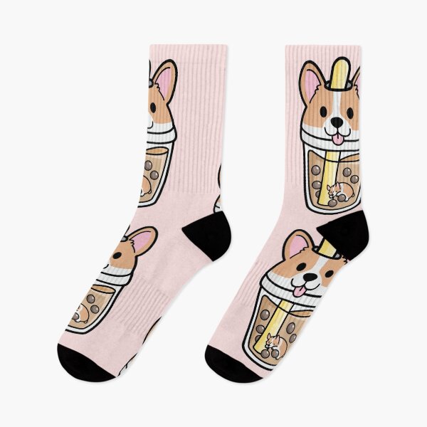 Item preview, Kawaii Corgi Bubble Tea  designed and sold by SuperrSunday.