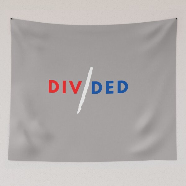Item preview, Divided Red White Blue designed and sold by RONZk.