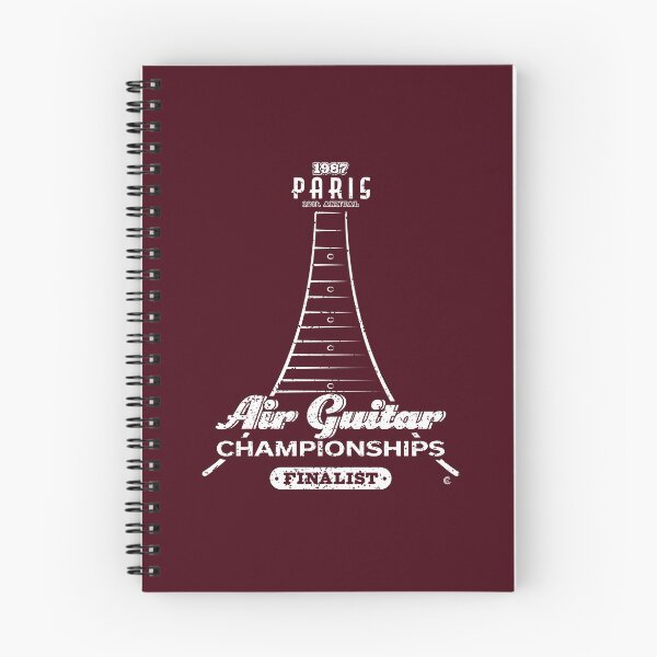 Item preview, 12th Annual Paris Air Guitar Championships 1987 designed and sold by CuriousCurios.