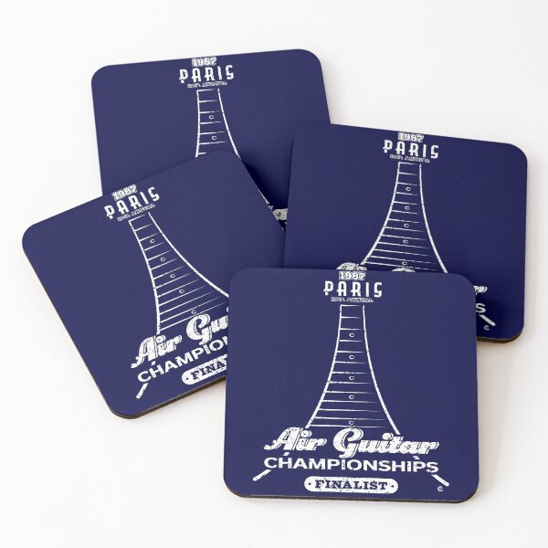 Item preview, 12th Annual Paris Air Guitar Championships 1987 designed and sold by CuriousCurios.