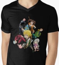 The Seven deadly sins Men's V-Neck T-Shirt