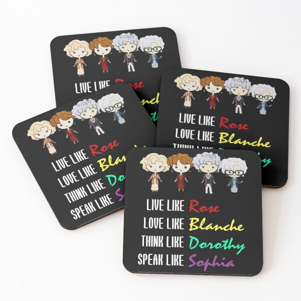 Item preview, Live Like Rose Love Like Blanche Think Like Dorothy Speak Like Sophia designed and sold by TheRV20.