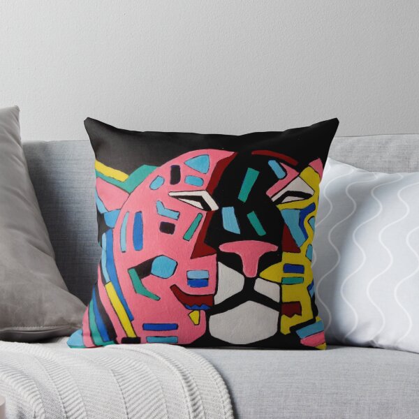 Item preview, Sleeping Tiger. abstract  acrylic artwork designed and sold by Bagsyrose.