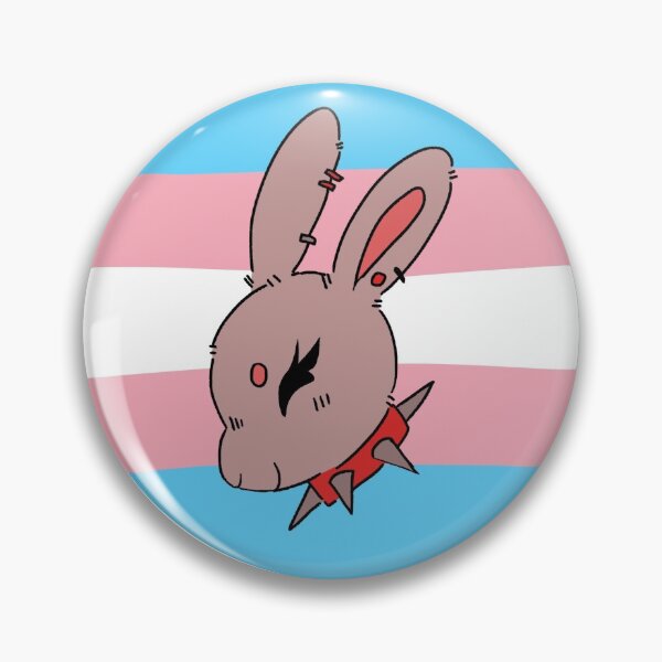 Item preview, Trans Pride Punk Bunny designed and sold by DoodleCreations.