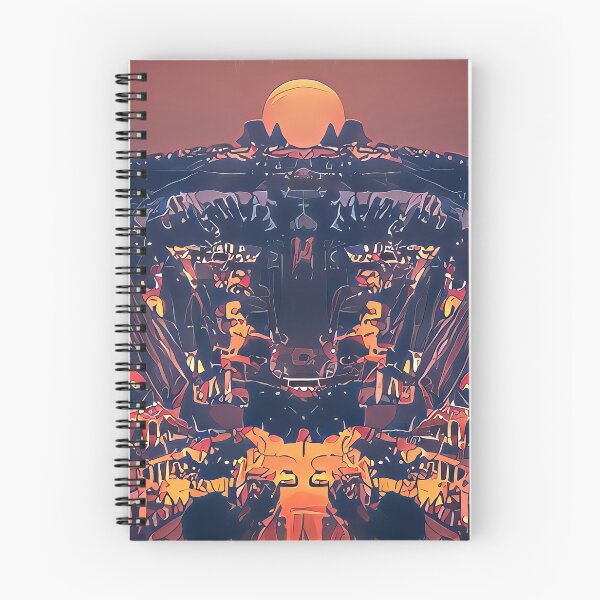 Item preview, Halloween Moon Magic City Occult - Symmetry Paint designed and sold by PAlNT.