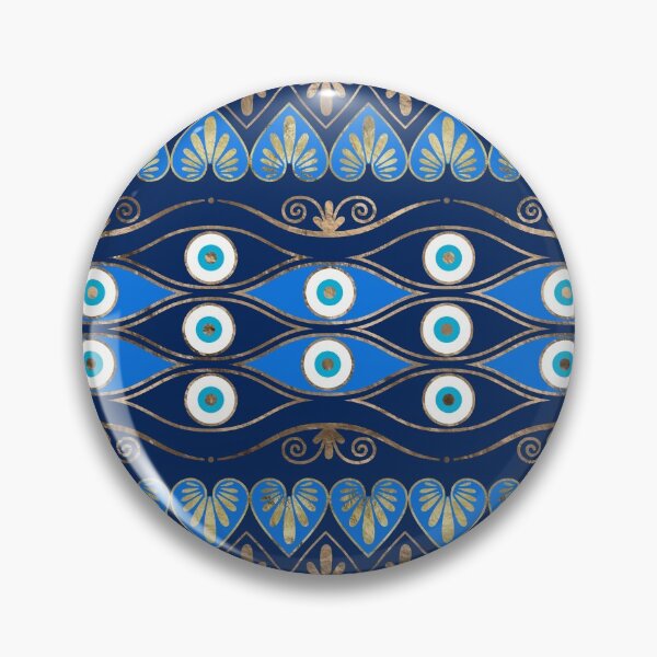 Item preview, Greek Evil Eye ornament designed and sold by k9printart.