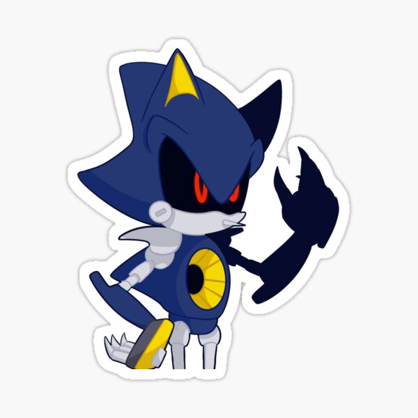 Malfunction metal sonic  Art Board Print for Sale by DeadDarkXIII