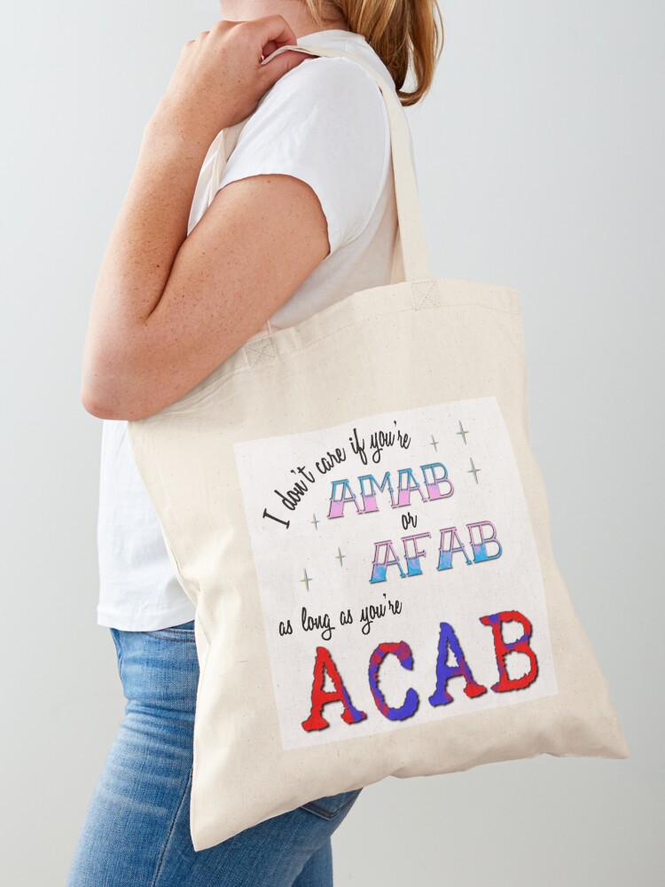 Amab Afab Acab Tote Bag For Sale By Thescampening Redbubble