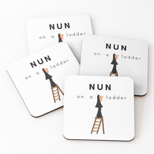 Item preview, nun on a ladder designed and sold by Flirt-Teez.