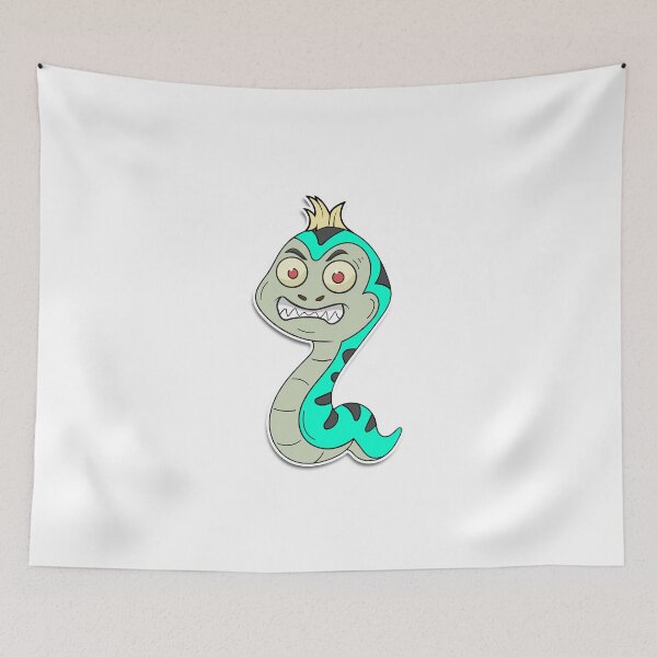 Item preview, crazy little snake kawaii designed and sold by creativedane.