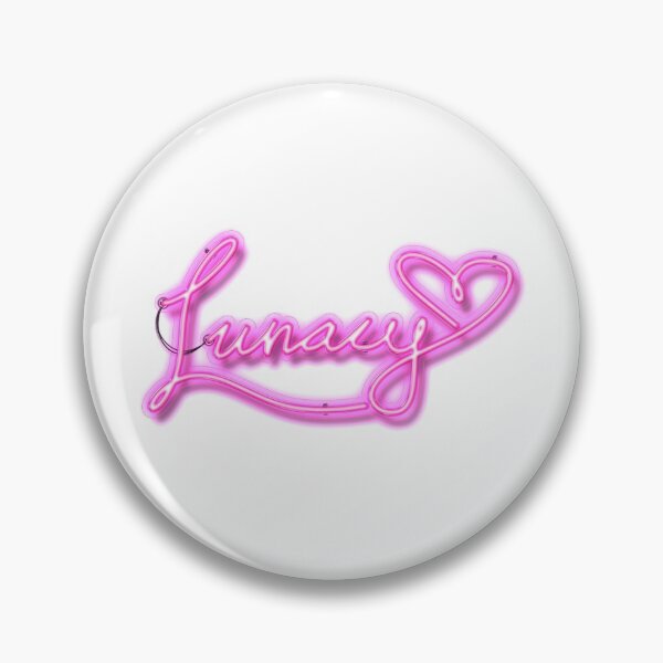 Item preview, Pink Neon Lunacy Logo designed and sold by lunacymusic.