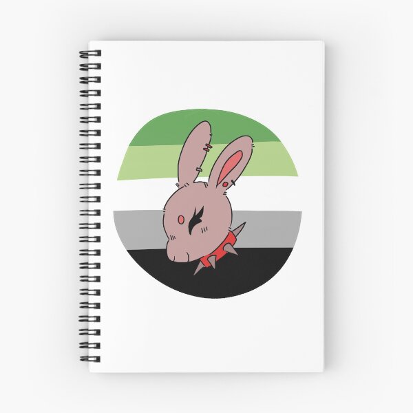 Aperçu de l'œuvre Aro Pride Punk Bunny créée et vendue par DoodleCreations.