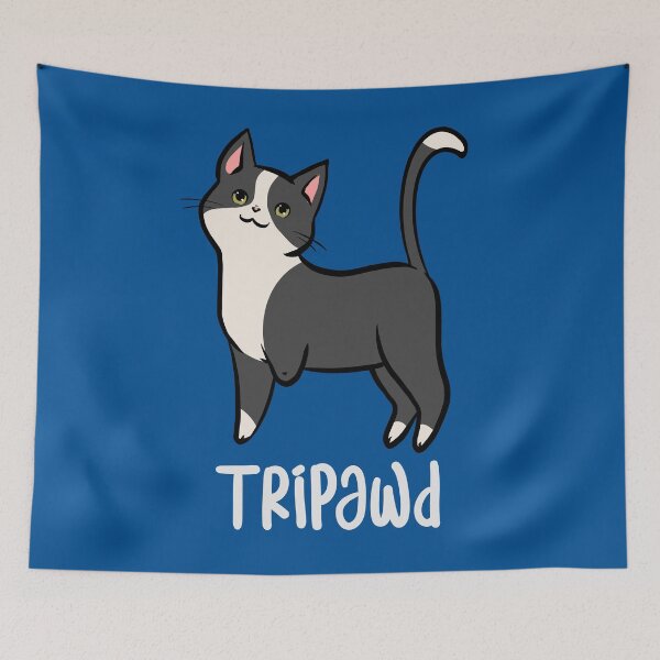 Item preview, Tripawd Cat T-Shirt designed and sold by ChuArts.