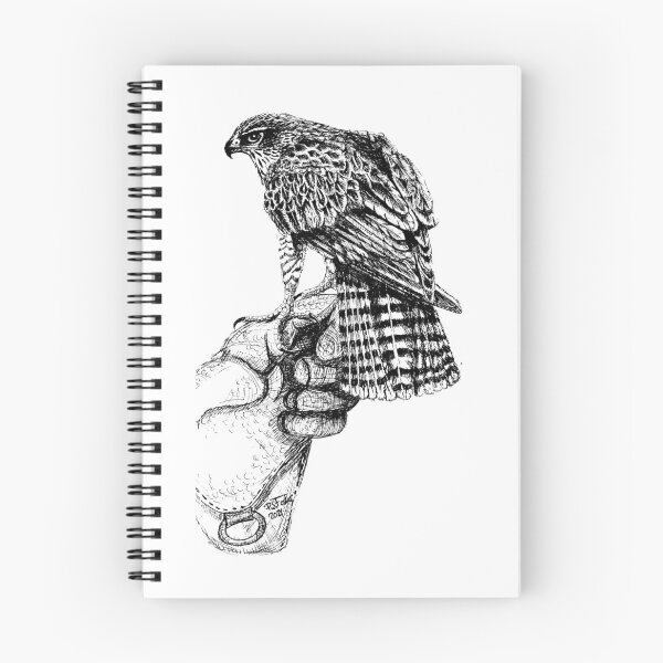Item preview, Goshawk on glove designed and sold by Fozzyartsales.