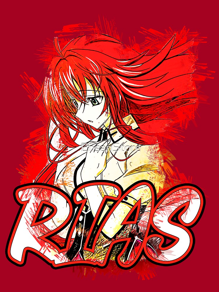 High School Funny Anime DxD Rias Gremory Retro Character Kids T-Shirt