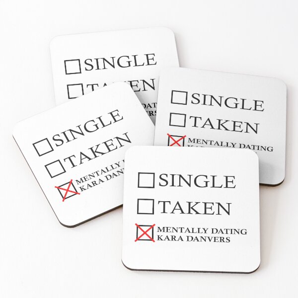 Item preview, Single Taken Mentally Dating Kara Danvers designed and sold by muchhappier.