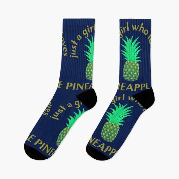 Item preview, Just a Girl Who Loves Pineapple designed and sold by DesignsofNote.