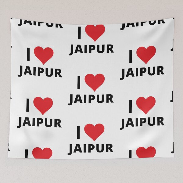 Item preview, I Love Jaipur (light) designed and sold by mugify.