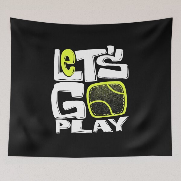 Item preview, Let's Go Play Tennis, Sports Design designed and sold by lmcvinco.