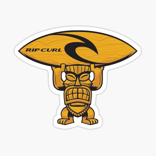 RipCurl Design Sticker Sticker