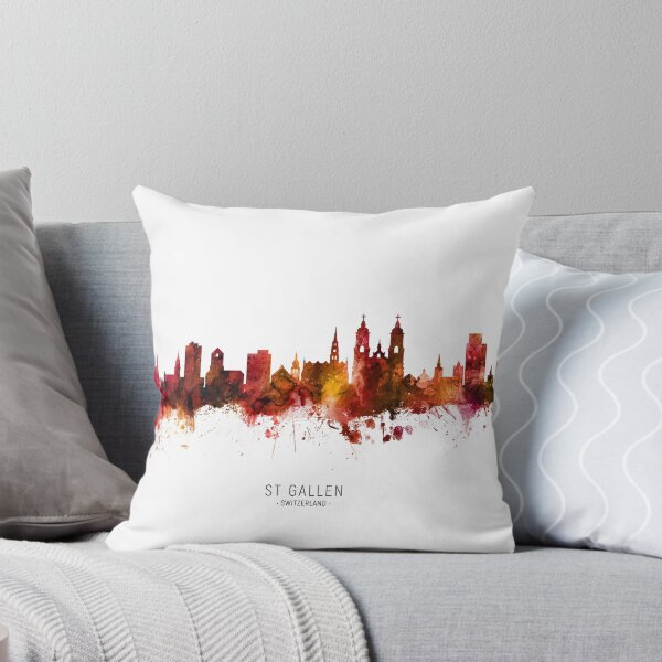 Item preview, St Gallen Switzerland Skyline designed and sold by ArtPrints.