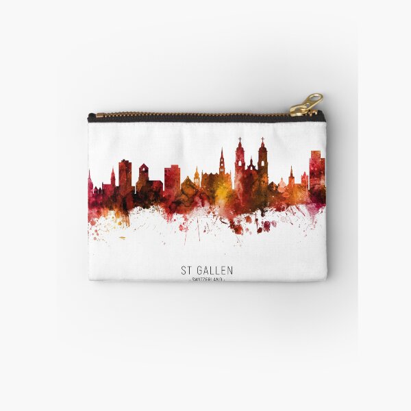 Artikelvorschau, St Gallen Switzerland Skyline entworfen und verkauft von ArtPrints.